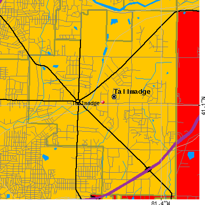 Tallmadge map
