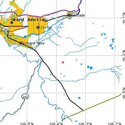 Whitewater-Kahnah Creek map