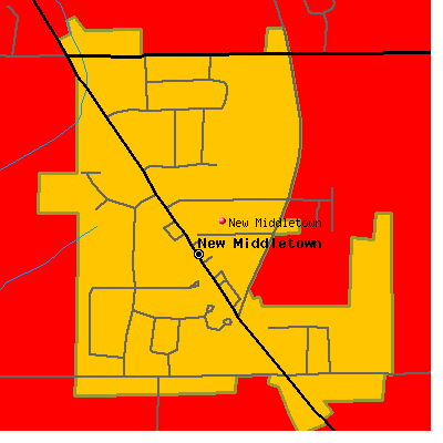 New Middletown map