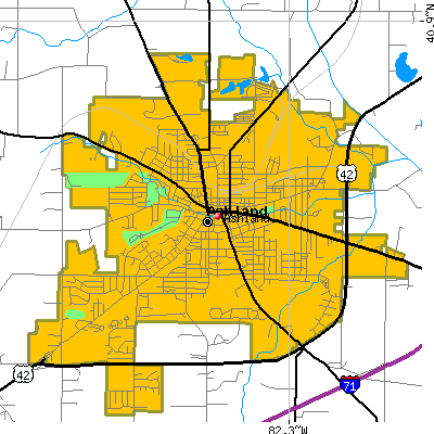 Ashland map