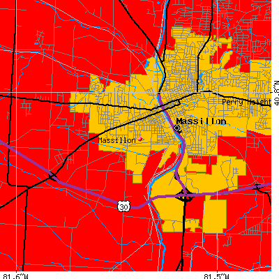 Massillon map
