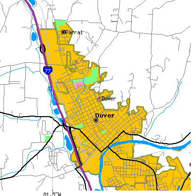 Dover map