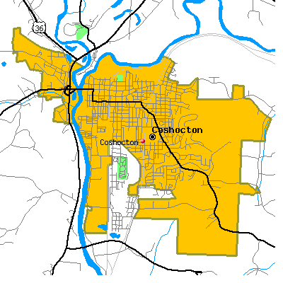 Coshocton map