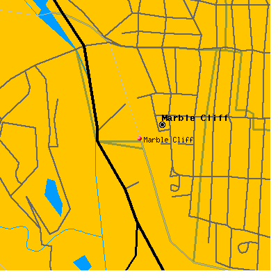 Marble Cliff map