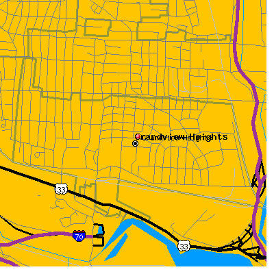 Grandview Heights map