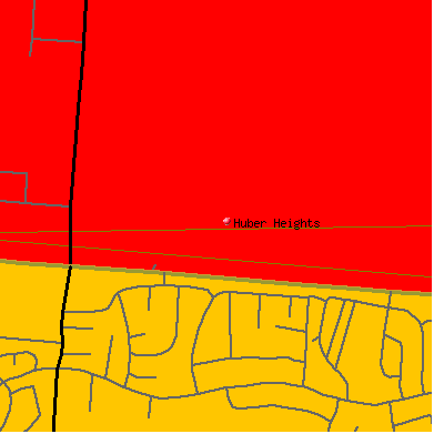 Huber Heights map
