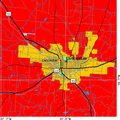 Lancaster map