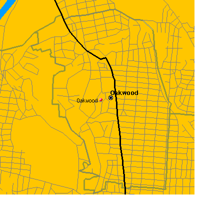 Oakwood map
