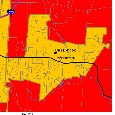 Bellbrook map