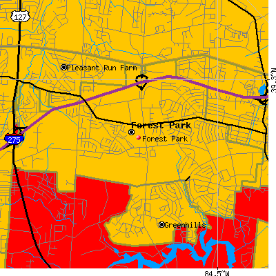 Forest Park map