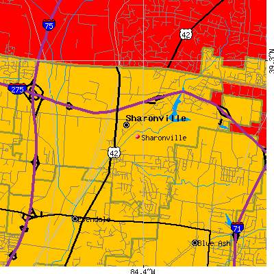 Sharonville map