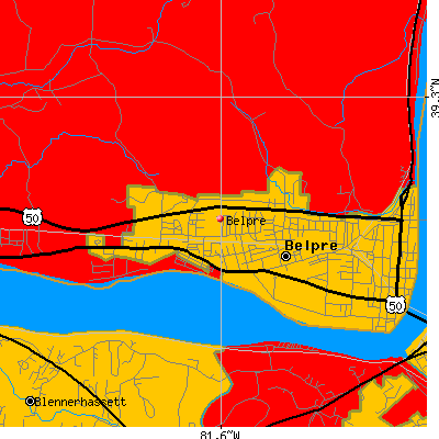 Belpre map