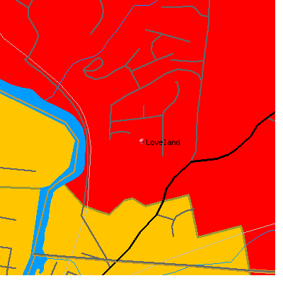 Loveland map
