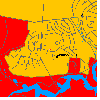 Greenhills map