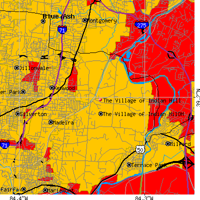 The Village of Indian Hill map