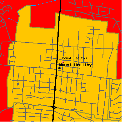 Mount Healthy map