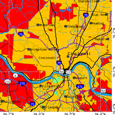 Cincinnati map