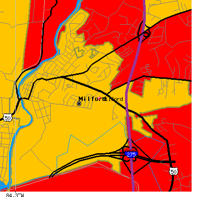 Milford map