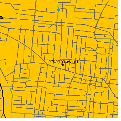Cheviot map