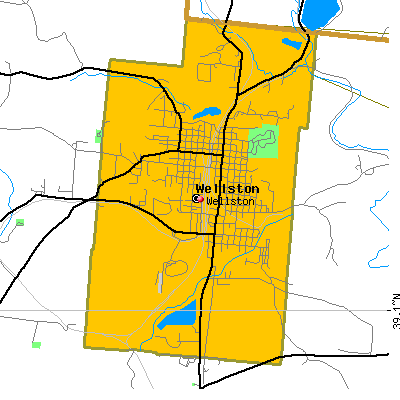 Wellston map