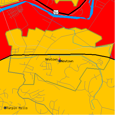 Newtown map