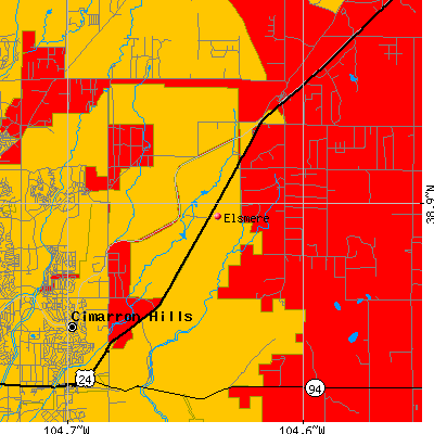 Elsmere map