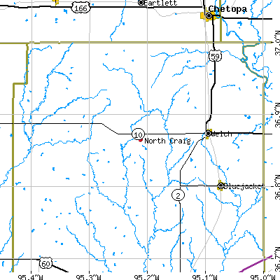 North Craig map