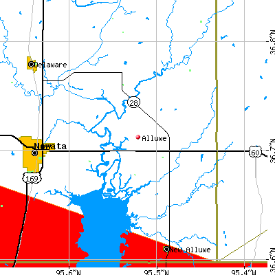 Alluwe map