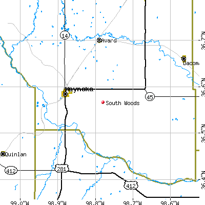South Woods map