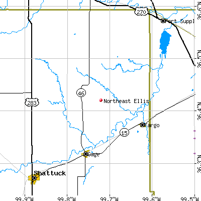 Northeast Ellis map