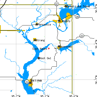 East Mayes map
