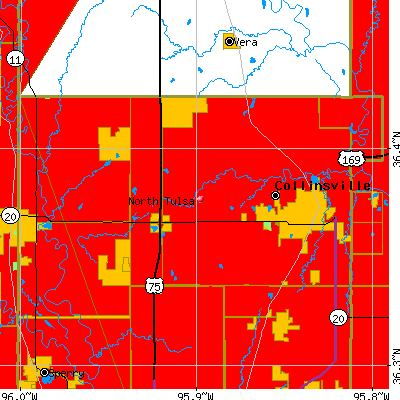 North Tulsa map