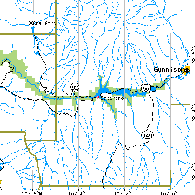 Sapinero map