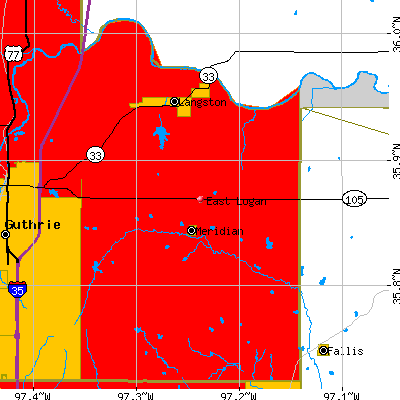 East Logan map
