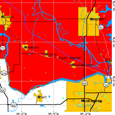 South Wagoner map