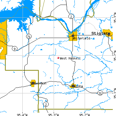 West Haskell map