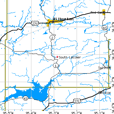 South Latimer map