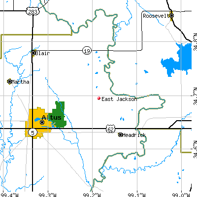 East Jackson map