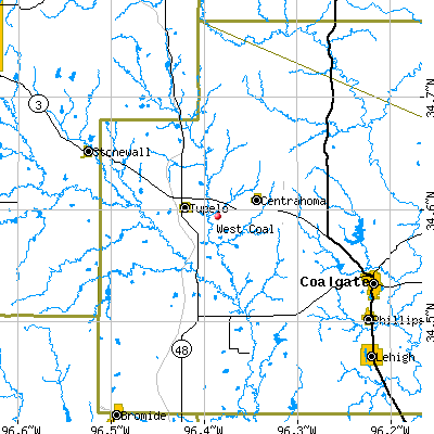 West Coal map