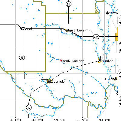 West Jackson map