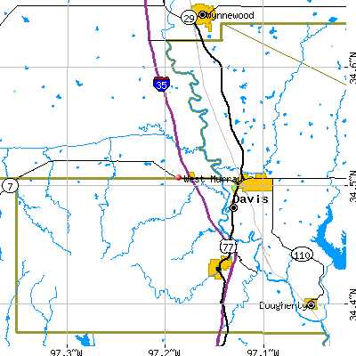 West Murray map