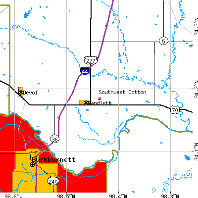 Southwest Cotton map