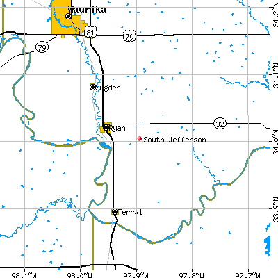 South Jefferson map