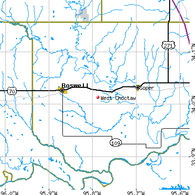 West Choctaw map