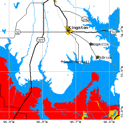 South Marshall map