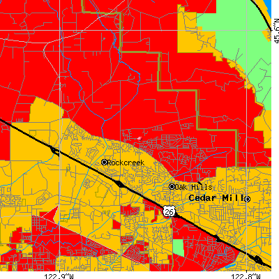 Somerset West-Rock Creek map