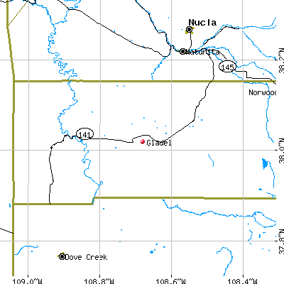 Gladel map