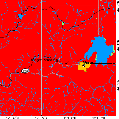 Badger Mountain map