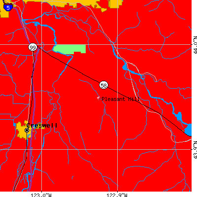 Pleasant Hill map