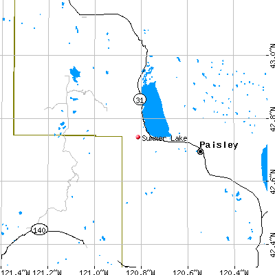 Summer Lake map
